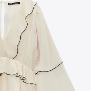 Zara ruffled jumpsuit